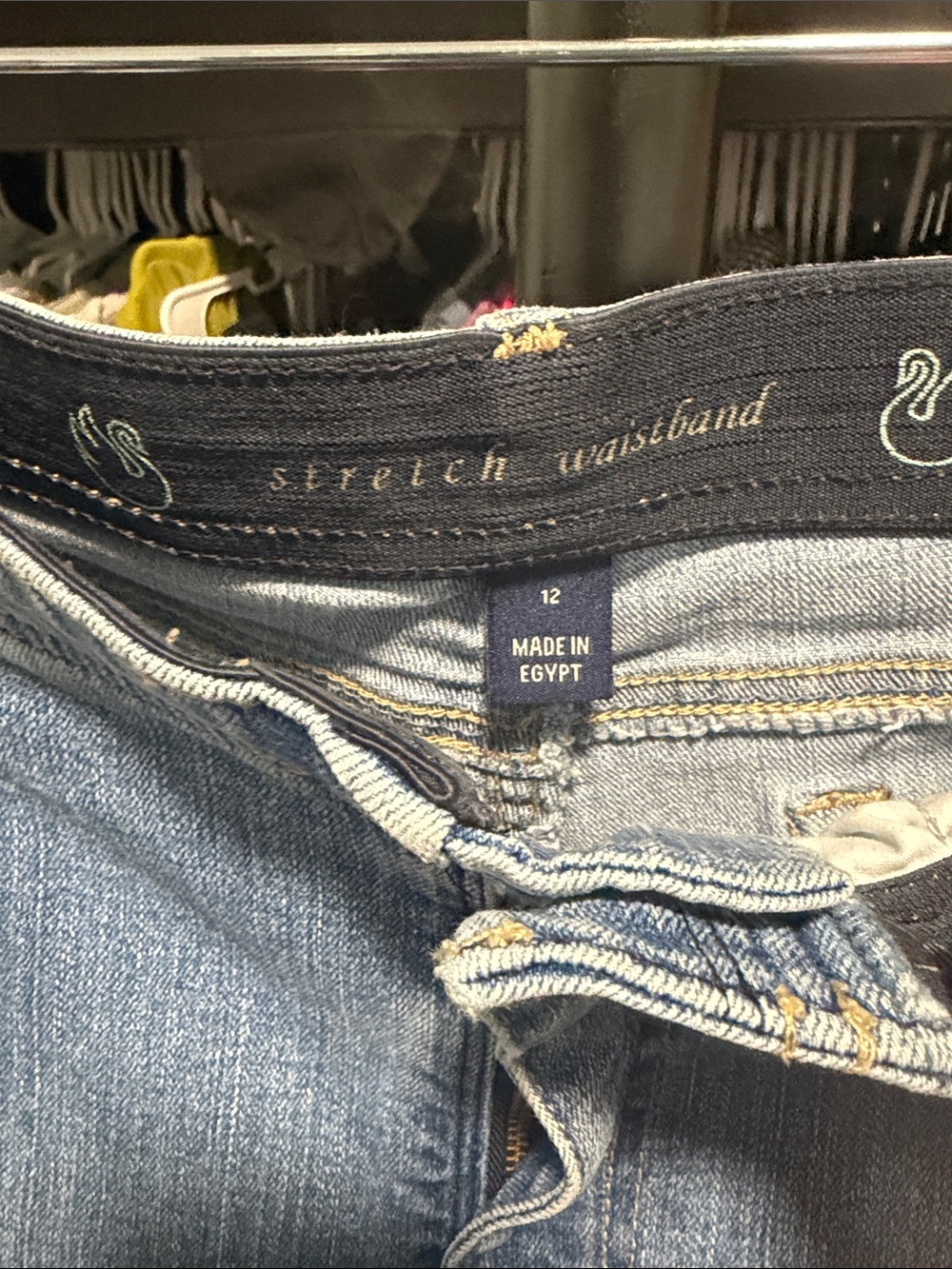 Light Wash Denim capris - Picture 3 of 4